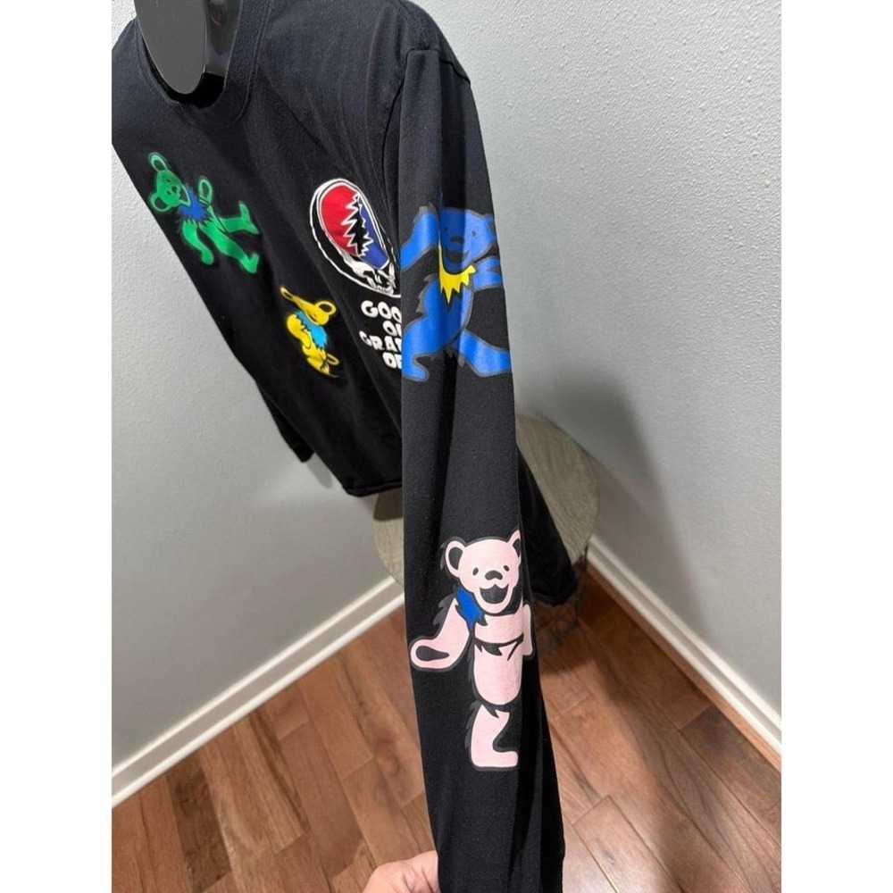 Grateful Dead -GOOD OL' GRATEFUL DEAD Black Long Sleeve T-Shirt XL Bears - Picture 3 of 5